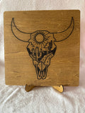 Bull Skull Decor