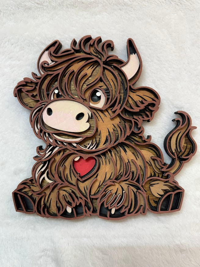Highland Baby Cow 5 layers