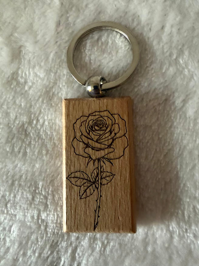 Keychain Rose